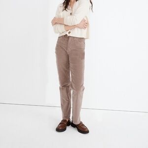 Madewell The Perfect Vintage Straight Jean Corduroy Edition